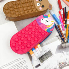Load image into Gallery viewer, Cartoon Silicone Decompression Stationery Box