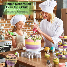 Load image into Gallery viewer, Stainless steel spout set (13 pieces) for cupcakes and cake decoration action