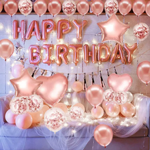 Load image into Gallery viewer, Rose Gold Latex Balloons