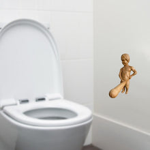 Load image into Gallery viewer, Funny Wood Toilet Roll Holder