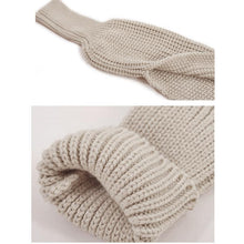 Load image into Gallery viewer, Crochet Knitted Scarf Shawl with Sleeves