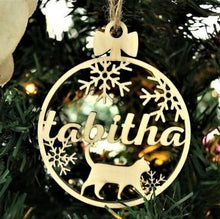 Load image into Gallery viewer, SANK®PERSONALIZED DOG/CAT PAW CHRISTMAS ORNAMENT