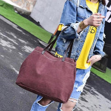 Load image into Gallery viewer, Large Capacity Retro Casual Canvas Handbag