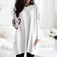 Load image into Gallery viewer, Long Sleeve Casual Pocket T-Shirt