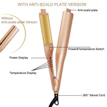 Load image into Gallery viewer, 2-in-1 Hair Straightener Spiral Wave Curler