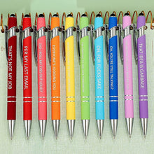 Load image into Gallery viewer, 10 pcs Funny Office Pens(Black Ink)