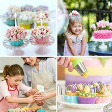 Load image into Gallery viewer, Stainless steel spout set (13 pieces) for cupcakes and cake decoration action