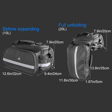 Load image into Gallery viewer, Bike Rear Bag with Water Bottle Pocket