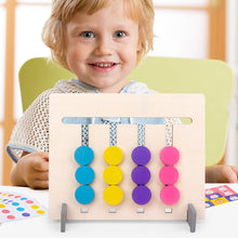 Load image into Gallery viewer, Wooden 2-Sided Sliding Logic Puzzle