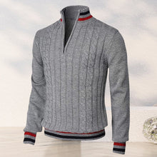 Load image into Gallery viewer, Color Block Turtleneck With Zip Closure