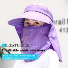 Load image into Gallery viewer, Detachable UPF50 Sun Hat Mask