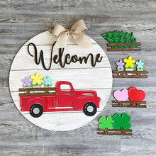 Load image into Gallery viewer, Interchangeable Vintage Truck Welcome Sign