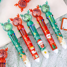 Load image into Gallery viewer, Cute Christmas Glitter Ballpoint Pens