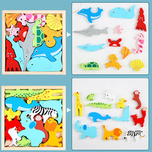 Load image into Gallery viewer, Puzzles aus Holz für Kleinkinder