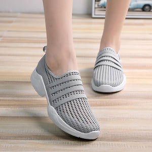 Mesh Sports Casual Slip On Walking Shoes