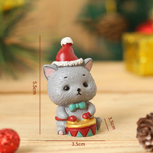 Load image into Gallery viewer, Handmade Animal Santa Ornaments