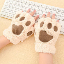 Load image into Gallery viewer, Paw Fingerless Gloves