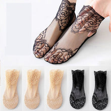Load image into Gallery viewer, Ladies Fashion Lace Socks (6 Pairs)