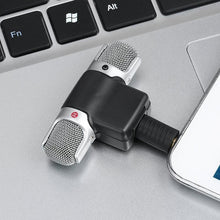 Load image into Gallery viewer, Mini Portable Digital Stereo Microphone Recorder