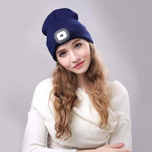 Load image into Gallery viewer, Winter Unisex LED Knitted Beanie Hat (12 Hours)