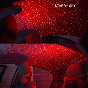 USB LED Car Atmosphere Lamp, Romantic Decoration