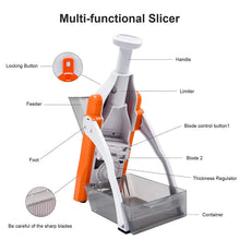 Load image into Gallery viewer, Adjustable Safe Vegetable Slicer