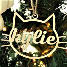 Load image into Gallery viewer, SANK®PERSONALIZED DOG/CAT PAW CHRISTMAS ORNAMENT