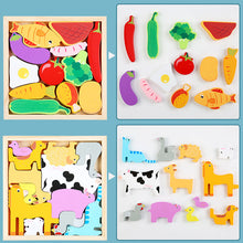 Load image into Gallery viewer, Puzzles aus Holz für Kleinkinder