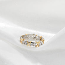 Load image into Gallery viewer, Cross Moissanite Ring