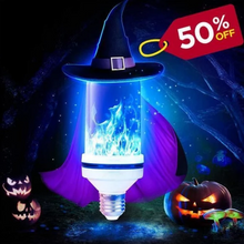 Load image into Gallery viewer, Halloween LED Gravity Effect Fire Light