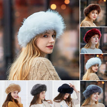 Load image into Gallery viewer, Faux Fur Suede Winter Cap