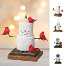 Load image into Gallery viewer, Funny Snowman Christmas Tree Pendant