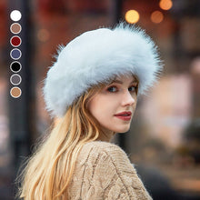 Load image into Gallery viewer, Faux Fur Suede Winter Cap