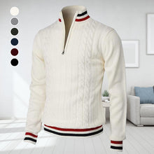 Load image into Gallery viewer, Color Block Turtleneck With Zip Closure