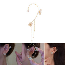 Load image into Gallery viewer, Butterfly Tassel Style Zircon Earrings