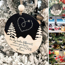 Load image into Gallery viewer, Christmas Tree Double Wooden Pendant