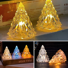 Load image into Gallery viewer, Mini LED Kristall Weihnachtsbaum Nachtlicht