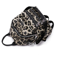 Load image into Gallery viewer, Women Leopard Pattern Backpack Bag