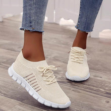 Load image into Gallery viewer, Women Walking Mesh Lace Up Casual Breathable Sneakers