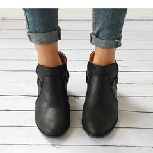 Load image into Gallery viewer, Women Genuine Leather Cossacks Ankle Boots