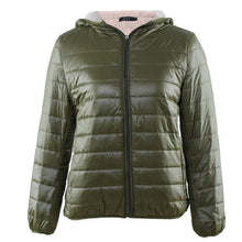 Load image into Gallery viewer, Women Zipper Fleece Basic Jackets Coat
