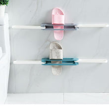 Load image into Gallery viewer, Wall Mounted Folding Slippers Rack