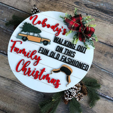 Load image into Gallery viewer, Funny Christmas Vacation Theme Door Hanger