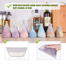 Load image into Gallery viewer, Hirundo Reusable Silicone Food Storage Bags (3 PCs)