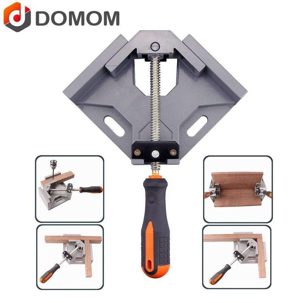 DOMOM 90 Degree Right Angle Clamp Woodworking Adjustable Bench Vise Tool