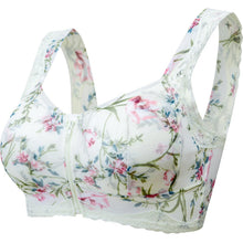 Load image into Gallery viewer, FRONT ZIPPER WIRELESS FLOWER BRA
