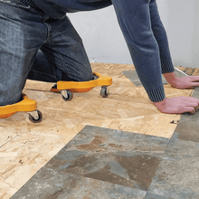 Load image into Gallery viewer, Flooring Knee Silicone pads With Wheels