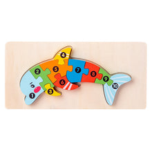 Load image into Gallery viewer, Children's Educational 3D Wooden Puzzle