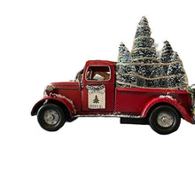 Load image into Gallery viewer, Red Farm Truck Christmas Decorations