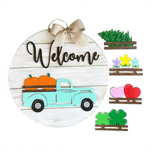 Load image into Gallery viewer, Interchangeable Vintage Truck Welcome Sign